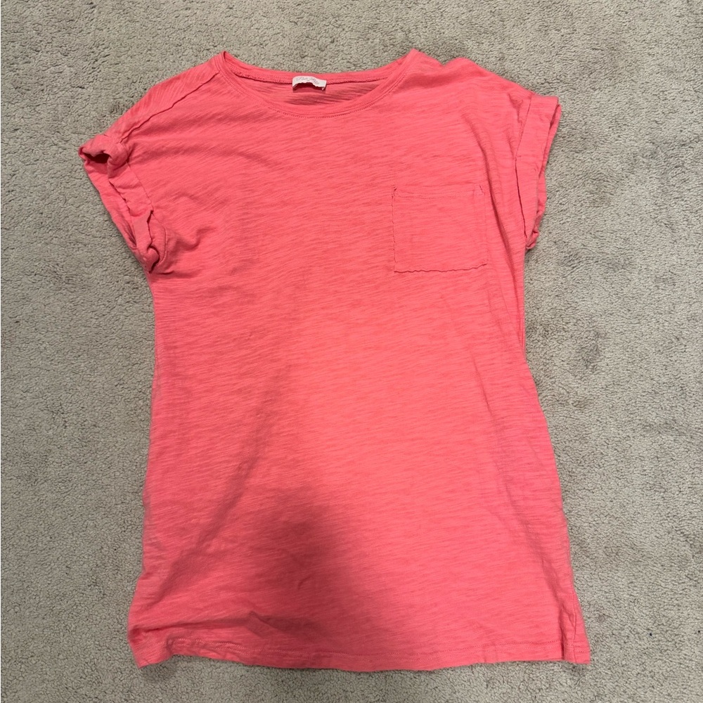 Pink Lily Vibrant Neon Pink Tee